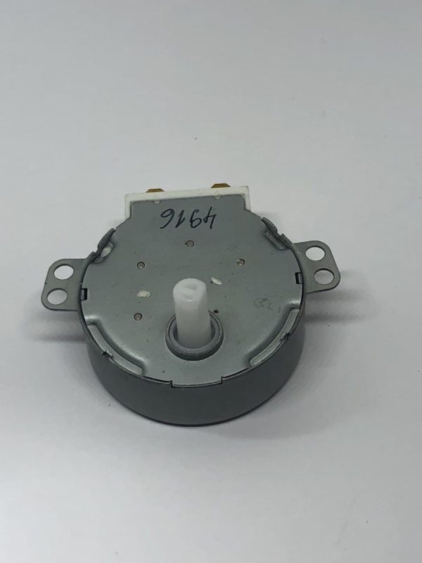 Мотор вращения тарелки СВЧ печи 220-240V, 4W, 5 r/min шток d7mm срез 6mm h14mm