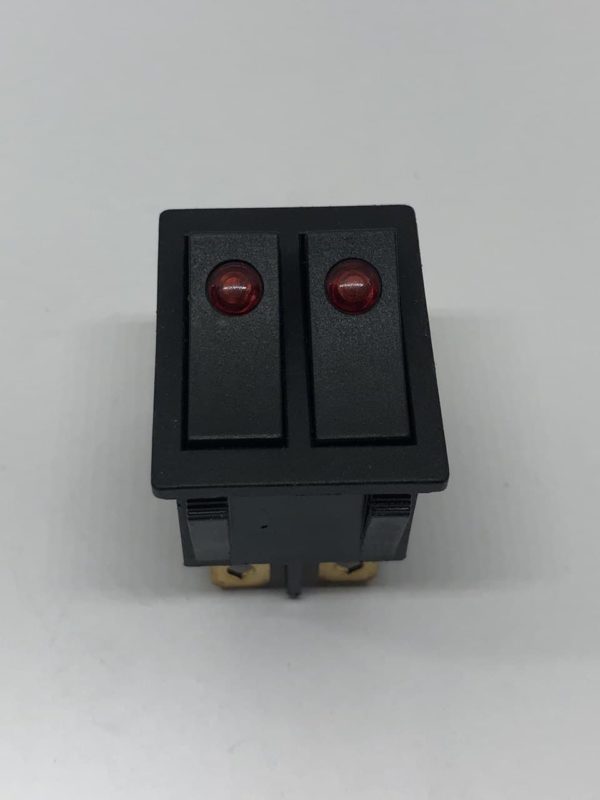 Кнопка масляного радиатора 15A 250V 2 клавиши 26х31mm