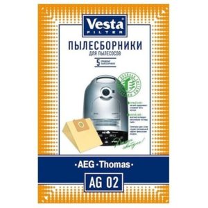 Мешок пылесоса одноразовый AEG,Thomas  упаковка 5 шт Веста AG02