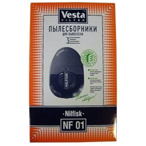 Мешок пылесоса одноразовый Nilfisk: Compact упаковка 5 шт Веста NF01